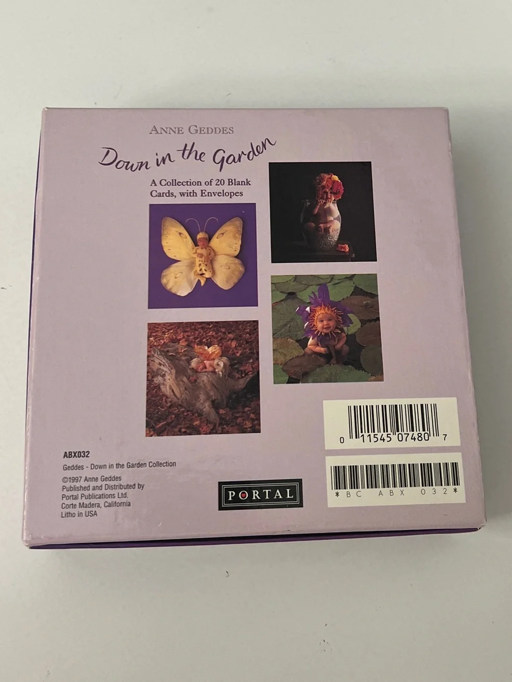Anne Geddes Notecards Down In The Garden (not a full set)